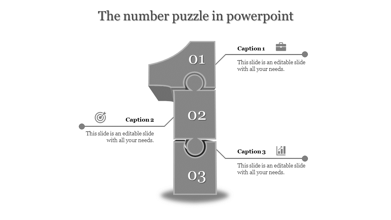 puzzle in powerpoint-The number puzzle in powerpoint-Gray